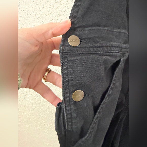 Carhartt Ashland Relaxed Fit Rugged Flex Canvas Shortalls - M - Picture 5 of 12